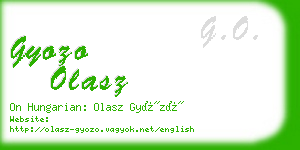 gyozo olasz business card